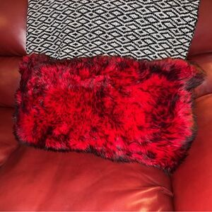 Genuine Sheep Wool Accent Pillow